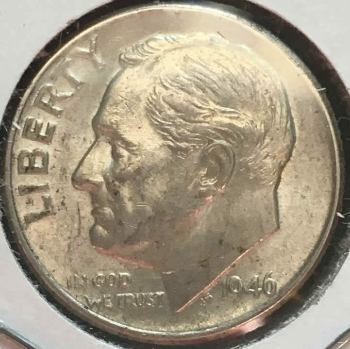 1946-Roosevelt-Dime-To-Grade